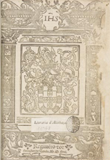Folha de rosto do Regimento das ordenações (1548)